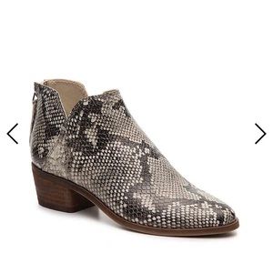 Dolce Vita Snakeskin Booties